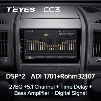 Штатная магнитола Teyes CC3 4/32 Citroen Jumper 2 (2006-2022)