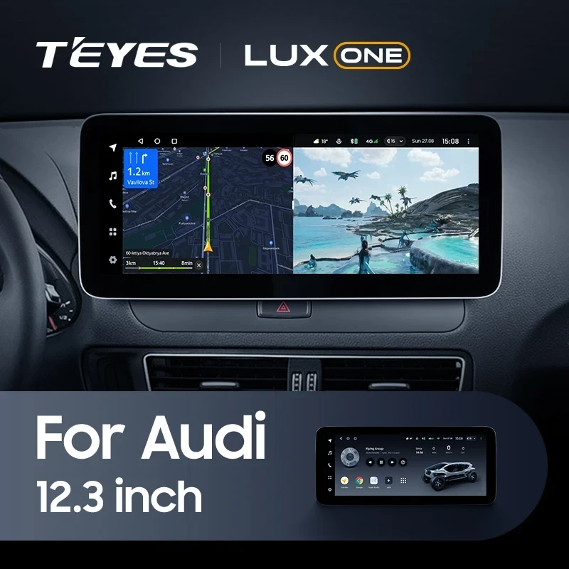 Штатная магнитола Teyes LUX ONE 360 6/128 Audi Q5 8R (2008-2017) Тип-B