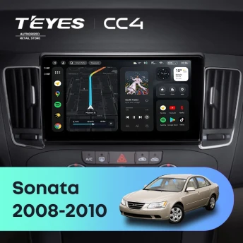 Штатная магнитола Teyes CC4 6/64 Hyundai Sonata NF (2008-2010) F2