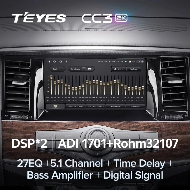 Штатная магнитола Teyes CC3 2K 6/128 Infiniti QX56 (2010-2013)