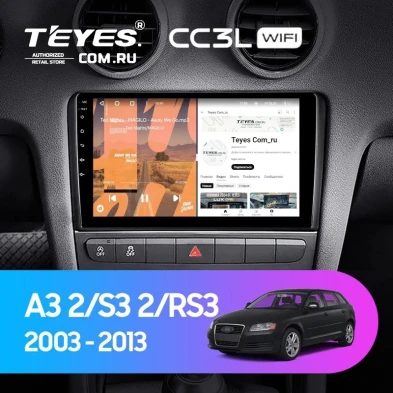 Штатная магнитола Teyes CC3L WiFi 2/32 Audi S3 2 (2006-2012)