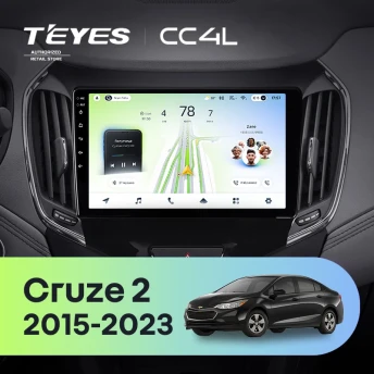 Штатная магнитола Teyes CC4L 6/64 Chevrolet Cruze 2 (2015-2023)