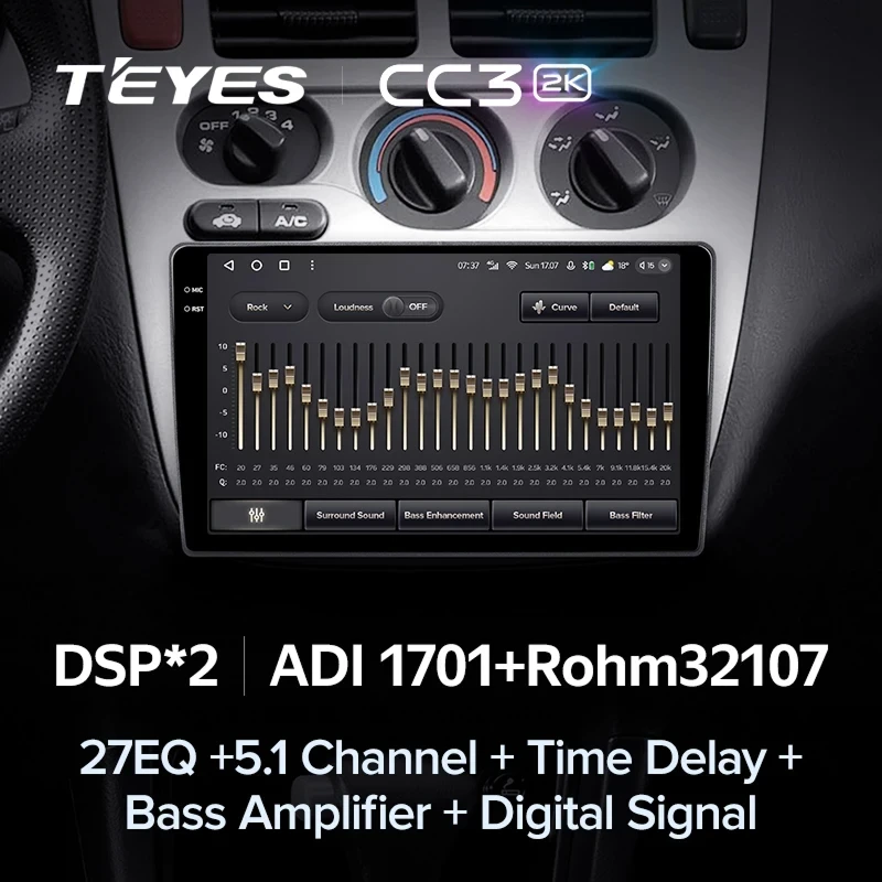 Штатная магнитола Teyes CC3 2K 360 6/128 Honda HR-V 1 (1998-2006)