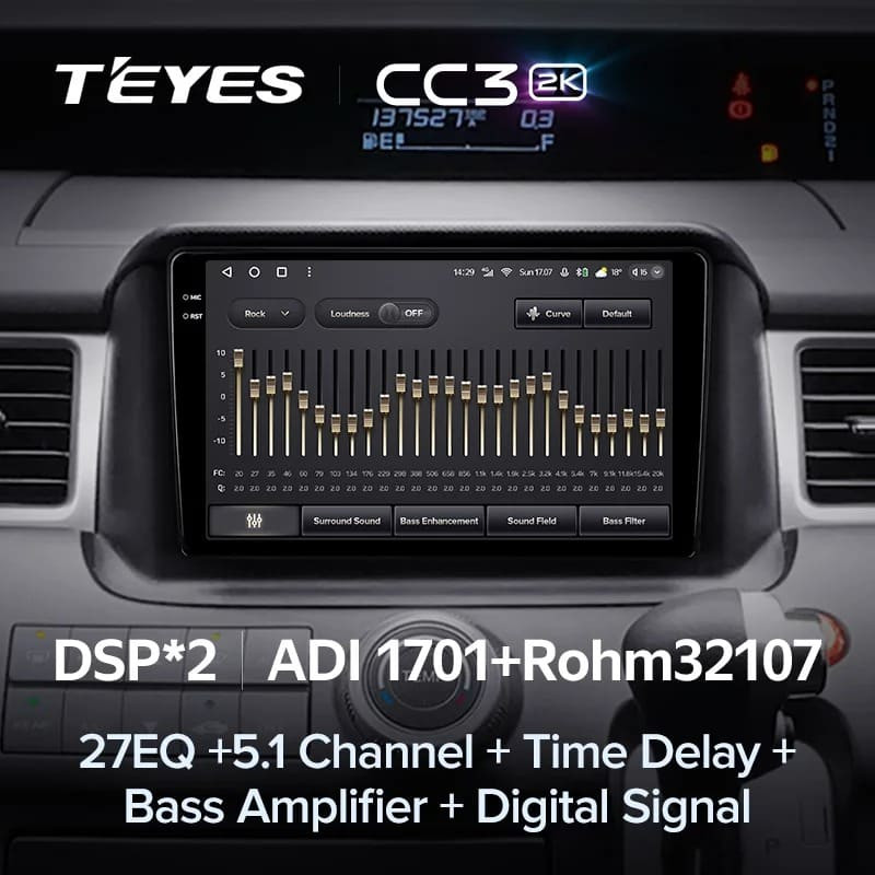 Штатная магнитола Teyes CC3 2K 4/32 Honda Stepwgn 3 (2005-2009) Правый руль