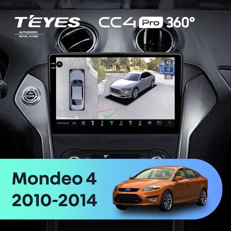 Штатная магнитола Teyes CC4 Pro 360 8/128 Ford Mondeo 4 (2011-2014)