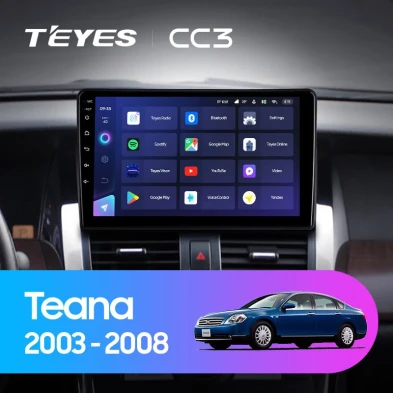 Штатная магнитола Teyes CC3 4/32 Nissan Teana J31 (2003-2008) F1
