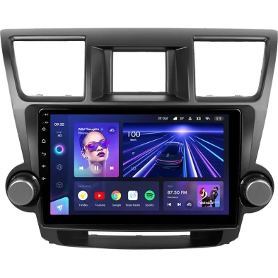 Штатная магнитола Teyes CC3 4/32 Toyota Highlander 2 XU40 (2007-2013) F1 10"