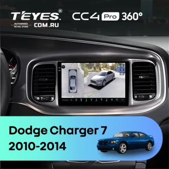 Штатная магнитола Teyes CC4 Pro 360 8/128 Dodge Charger 7 (2010-2014)