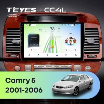 Штатная магнитола Teyes CC4L 6/64 Toyota Camry 5 XV 30 (2001-2006) Тип-B