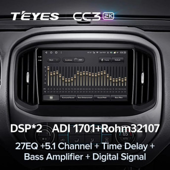 Штатная магнитола Teyes CC3 2K 6/128 Chevrolet Colorado 2 (2014-2022)