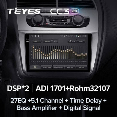 Штатная магнитола Teyes CC3 2K 360 6/128 Volkswagen Sagitar (2019-2024)