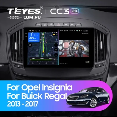 Штатная магнитола Teyes CC3 2K 4/32 Buick Regal (2013-2017) Тип-A