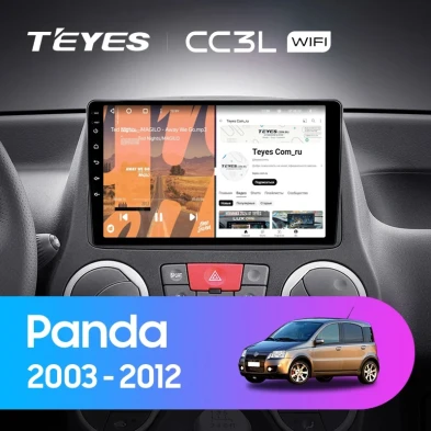 Штатная магнитола Teyes CC3L WiFi 2/32 Fiat Panda 2 (2003-2012)