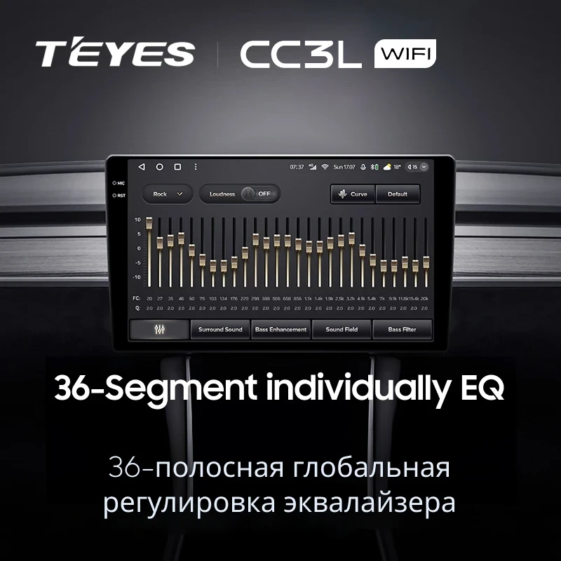 Штатная магнитола Teyes CC3L WiFi 2/32 Toyota Prius C (2018-2020) Правый руль