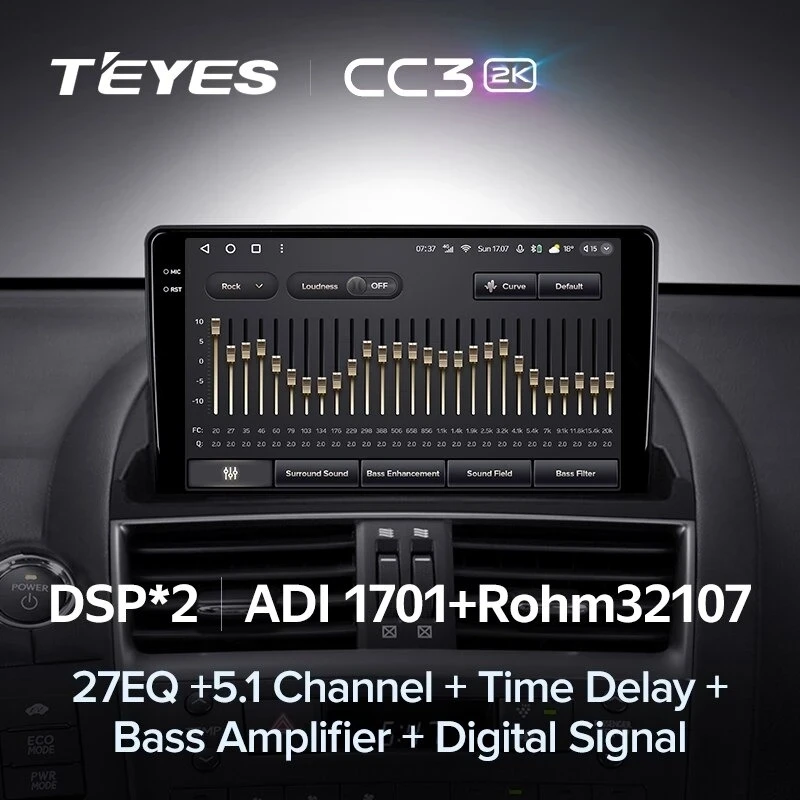 Штатная магнитола Teyes CC3 2K 4/32 Lexus HS250H F10 (2009-2012)