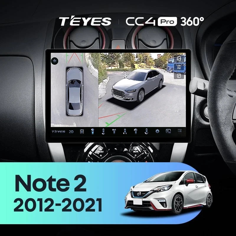 Штатная магнитола Teyes CC4 Pro 360 8/128 Nissan Note 2 E12 (2012-2021) (11")