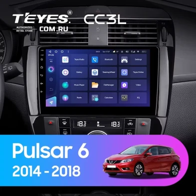 Штатная магнитола Teyes CC3L 4/32 Nissan Pulsar 6 NB17 (2014-2018)