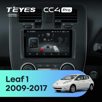 Штатная магнитола Teyes CC4 Pro 8/128 Nissan Leaf 1 (2009-2017)